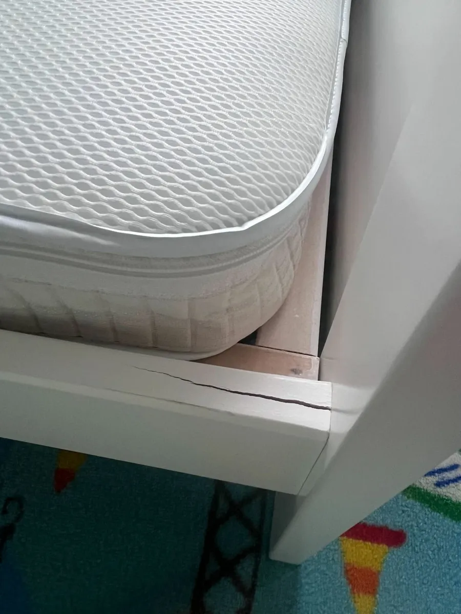 Mothercare White Cot Bed - Image 3
