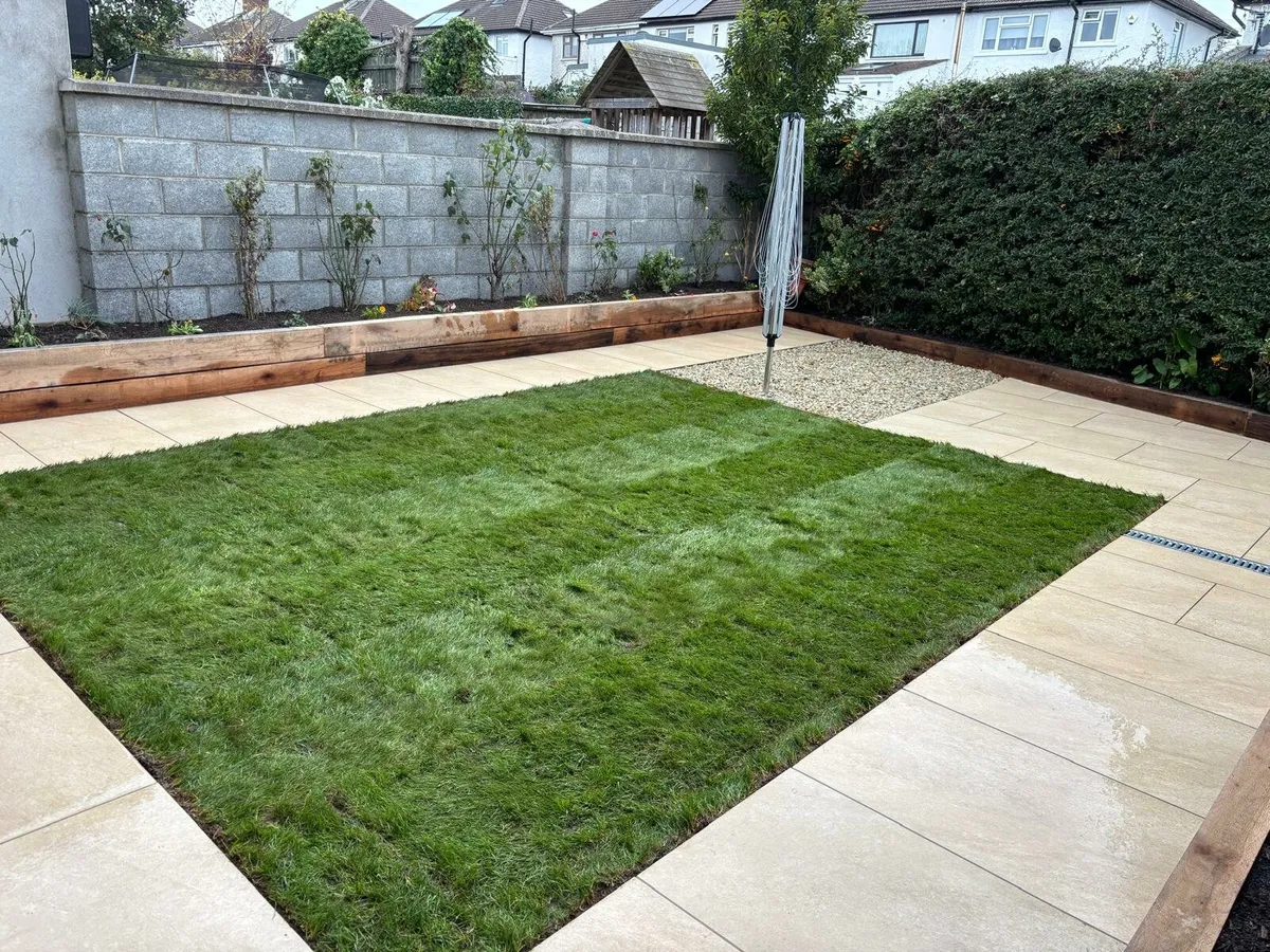 Real Oak Timber sleepers  2400 x 200 x 100 - Image 2