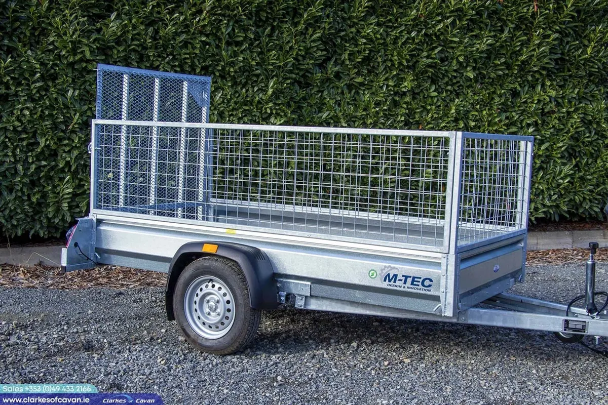 New M-Tec 8x4 Single Axle Car Trailer - Image 4