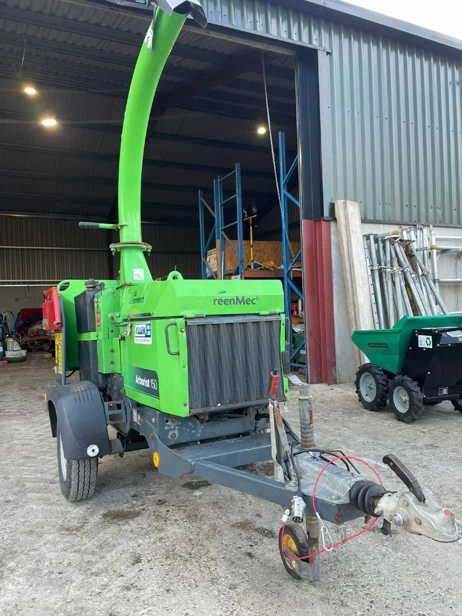 2021 Greenmech Arborist 150 wood chipper - Image 1