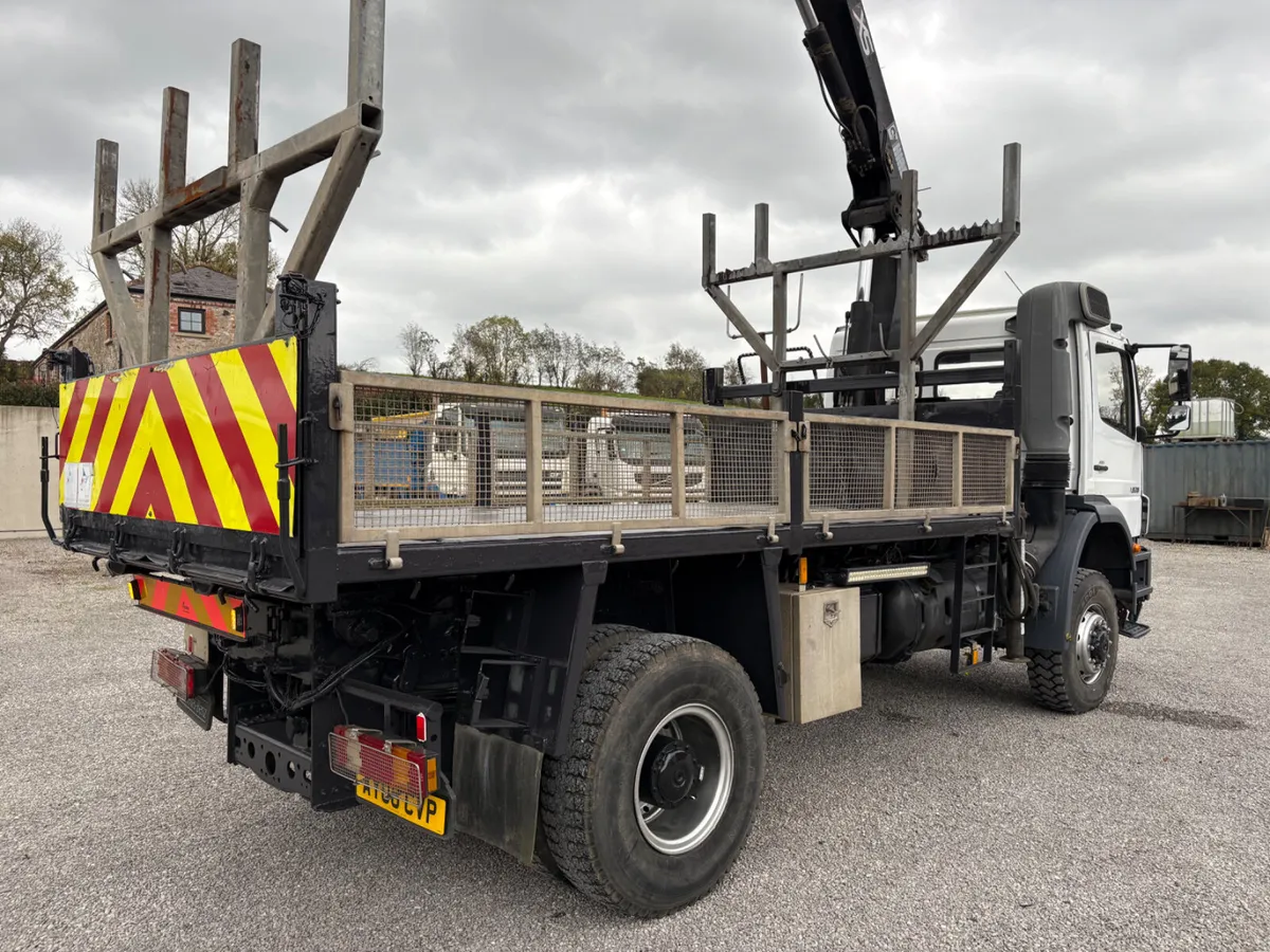 2006 Mercedes Axor 1828 4WD Tipper Crane lorry - Image 4