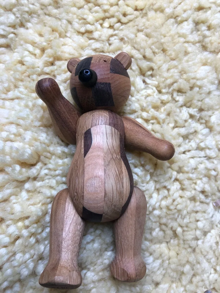 Wooden teddy bear - Image 4