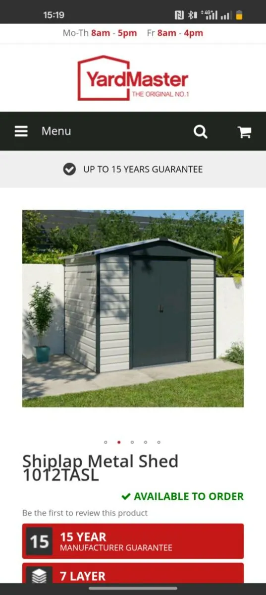 Garden sheds - Image 4