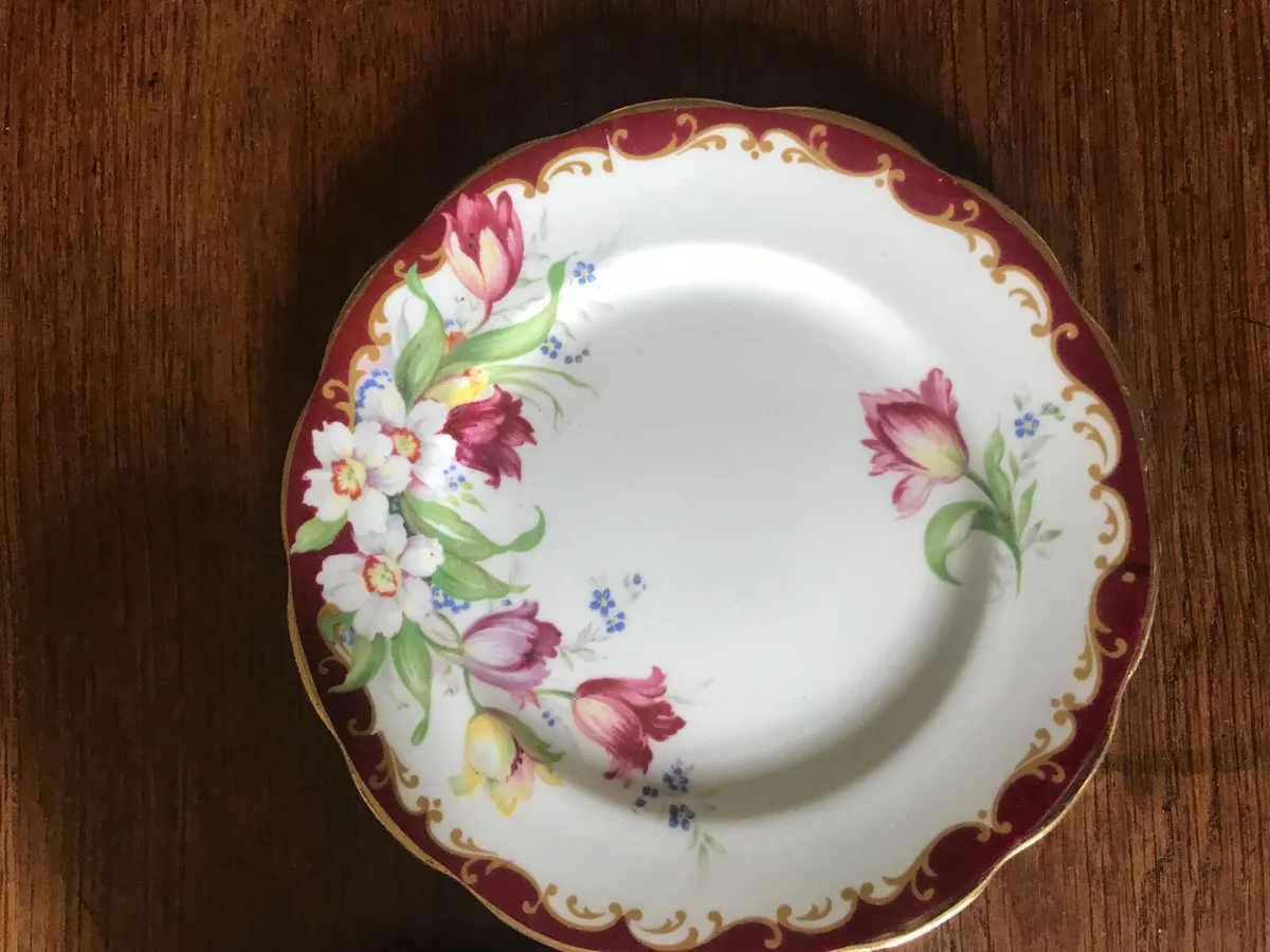 Bell fine bone china Narcissus pattern - Image 3