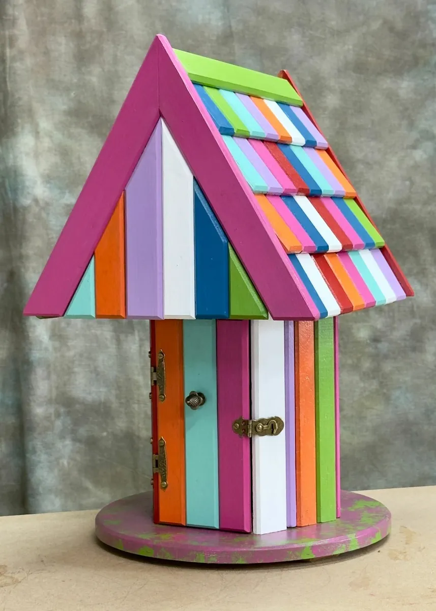 Fairy / Bird House and feeder - Image 1