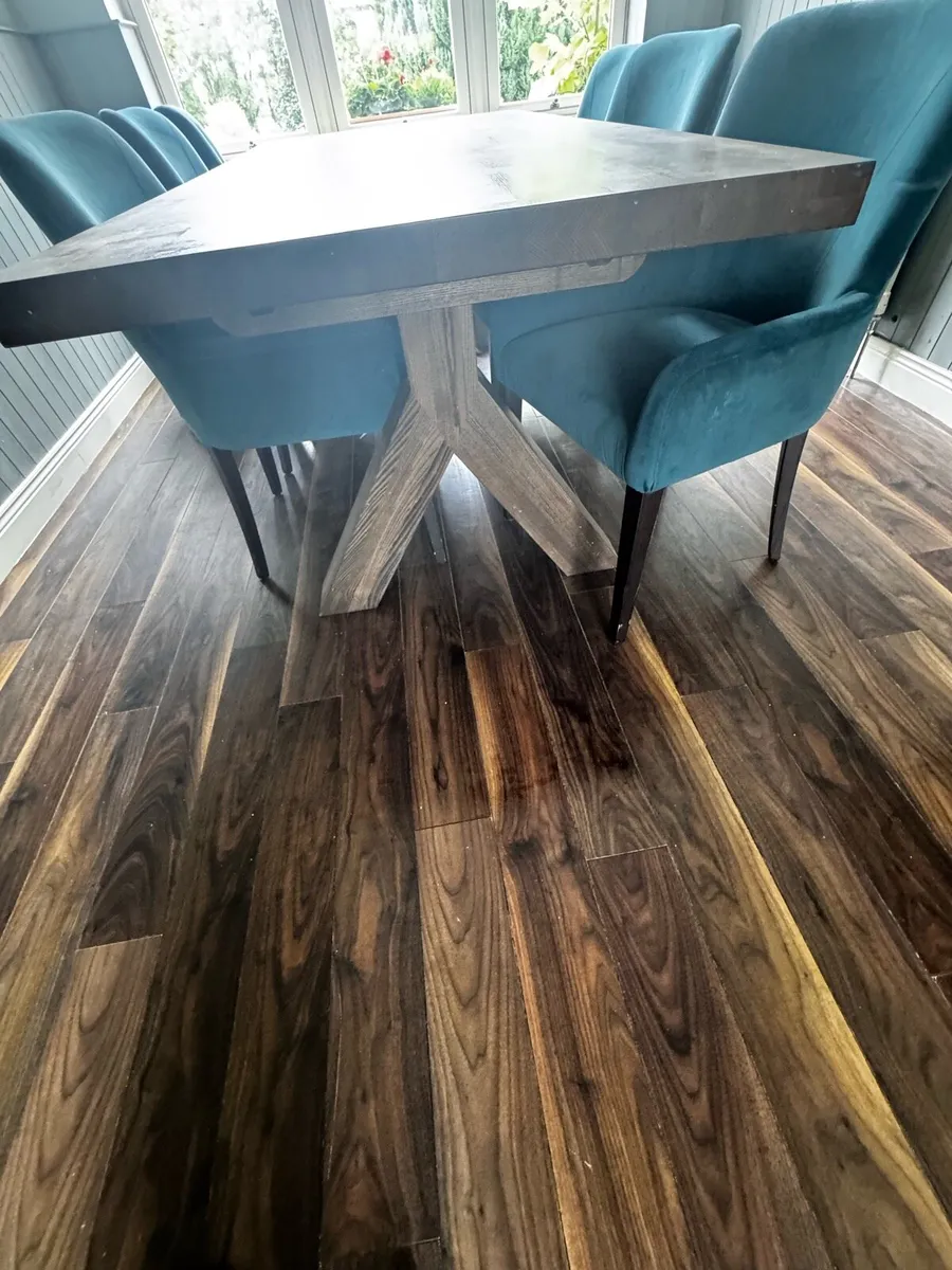 Solid Oak Dining Table - Image 2