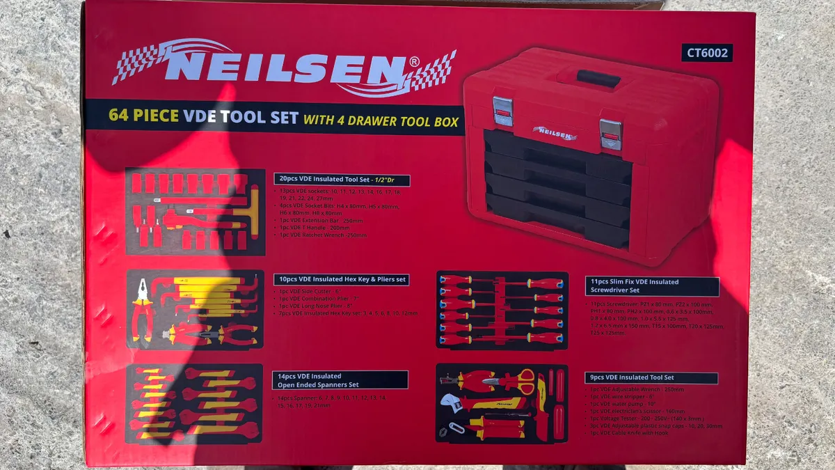 Neilsen 64 Piece Tool Set and box - Image 4