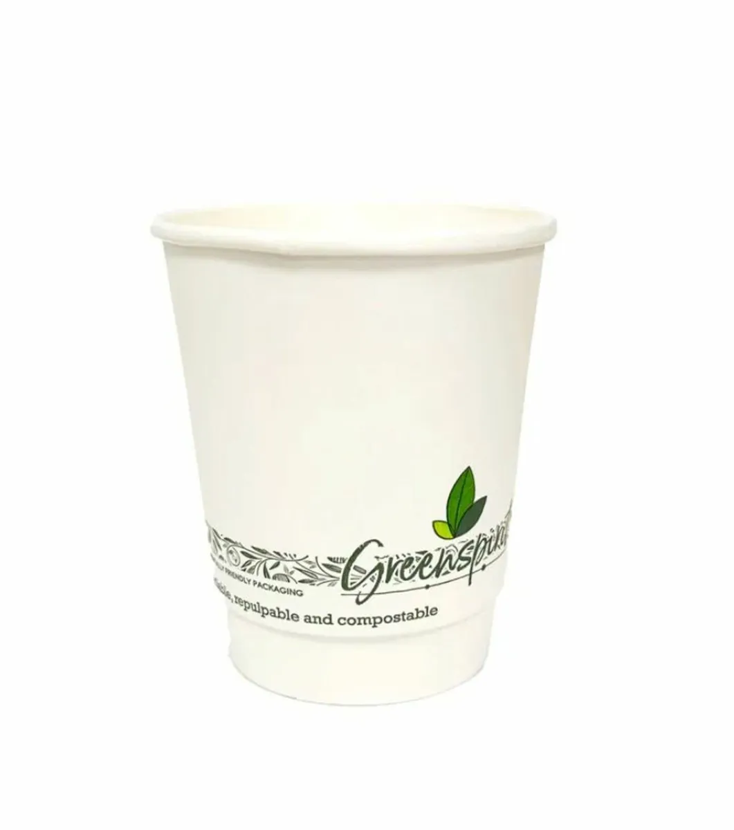 Greenspirit Aqueous Double-Wall Hot Coffee Cups - Image 3