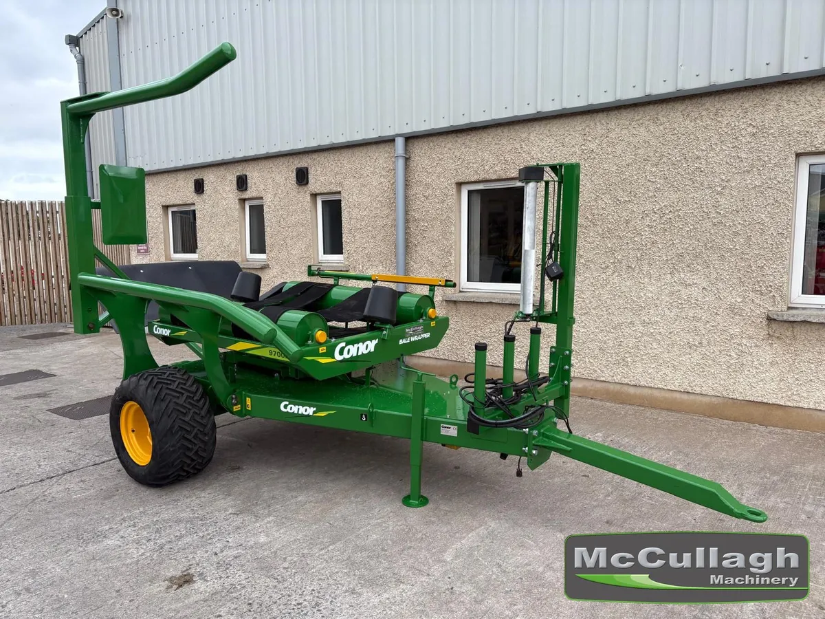 Used Conor 9700E Round Bale Wrapper - Image 1
