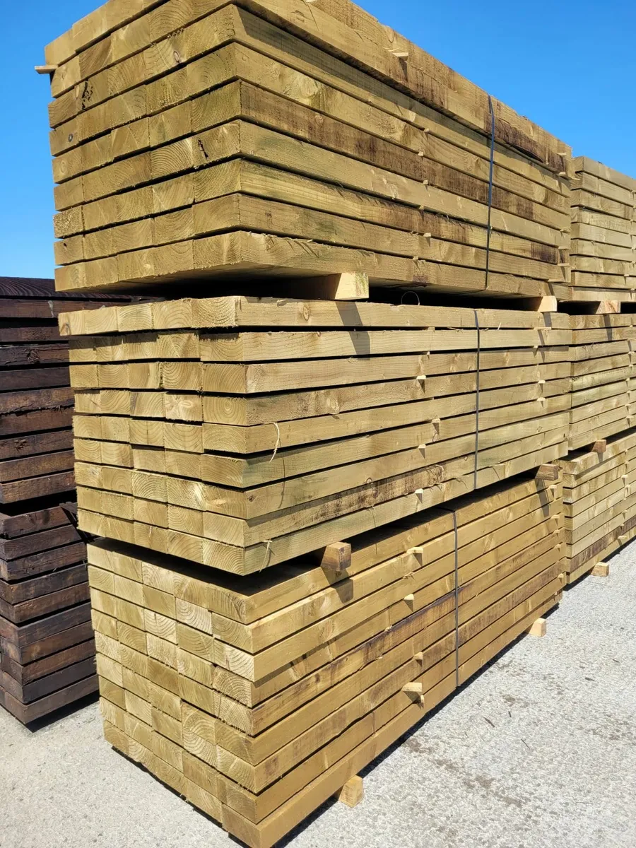 Railway Sleepers  Pressure Treated - Image 1