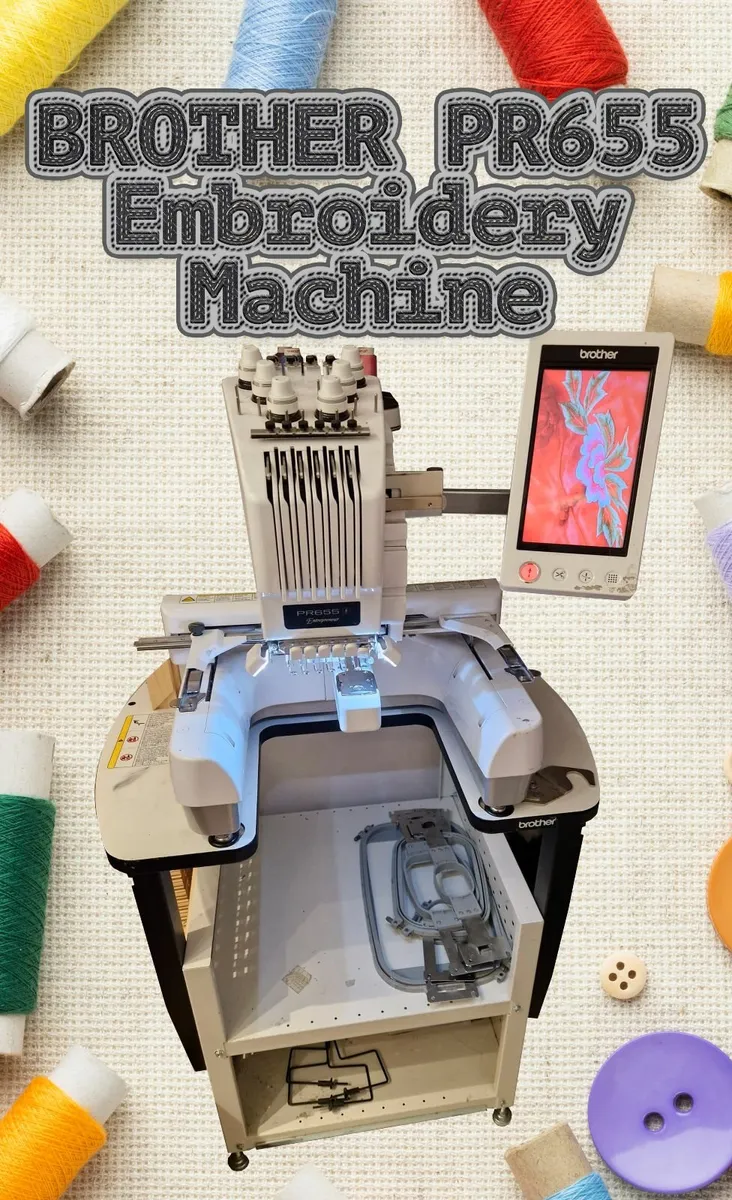 Brother PR655 Embroidery Machine plus Stand - Image 1