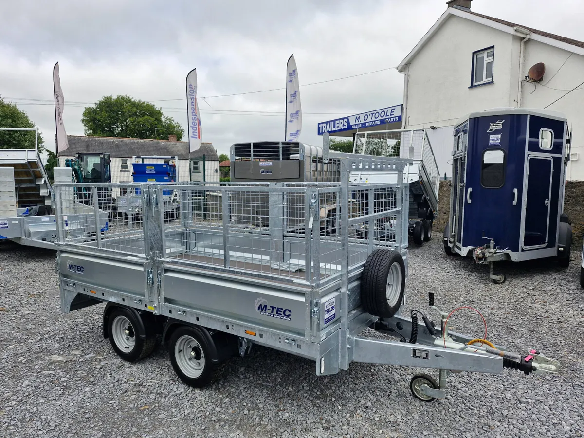 M-TEC  10' x 5'6"  DROPSIDES  TRAILER - Image 1