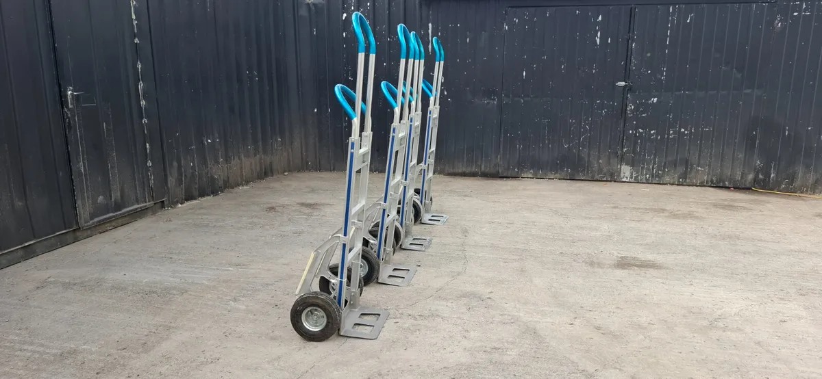 Aluminium Sack Truck with Stair Glides, 200kg Load - Image 2