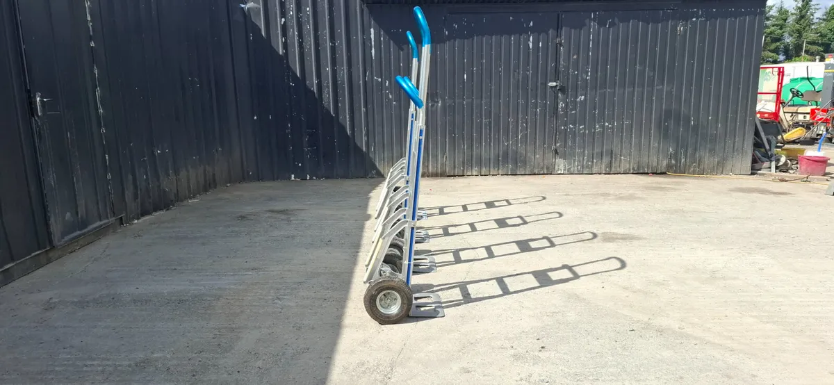 Aluminium Sack Truck with Stair Glides, 200kg Load - Image 3