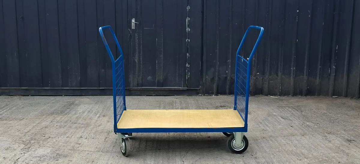 Heavy Duty Platform Truck – Mesh Front & Back - Image 2