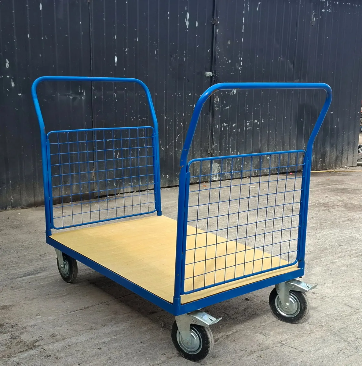 Heavy Duty Platform Truck – Mesh Front & Back - Image 1