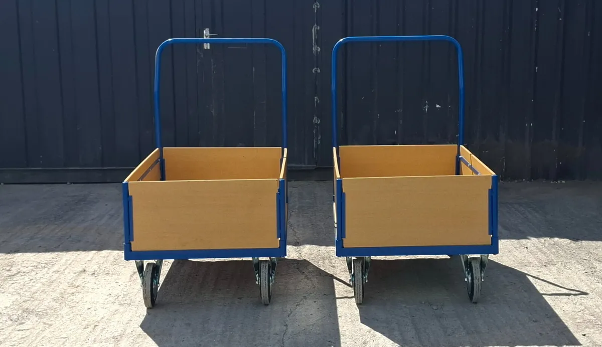 Compact Wooden Platform Truck - Image 4