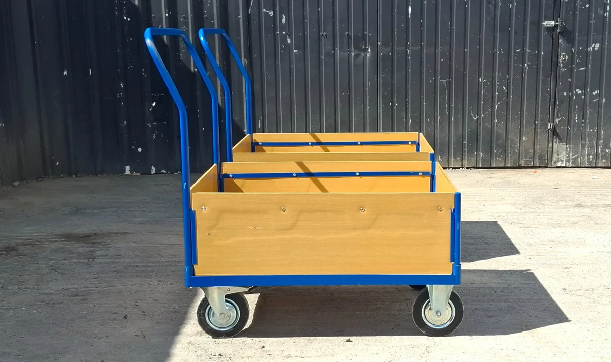 Compact Wooden Platform Truck - Image 2