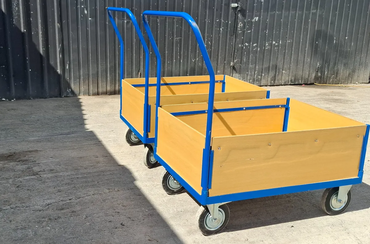 Compact Wooden Platform Truck - Image 1