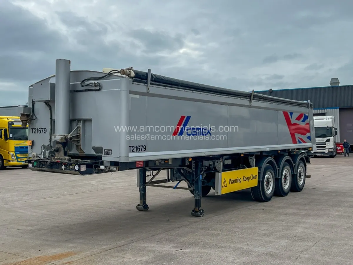 2017 WILCOX INSULATED TIPPING TRAILER - Image 3