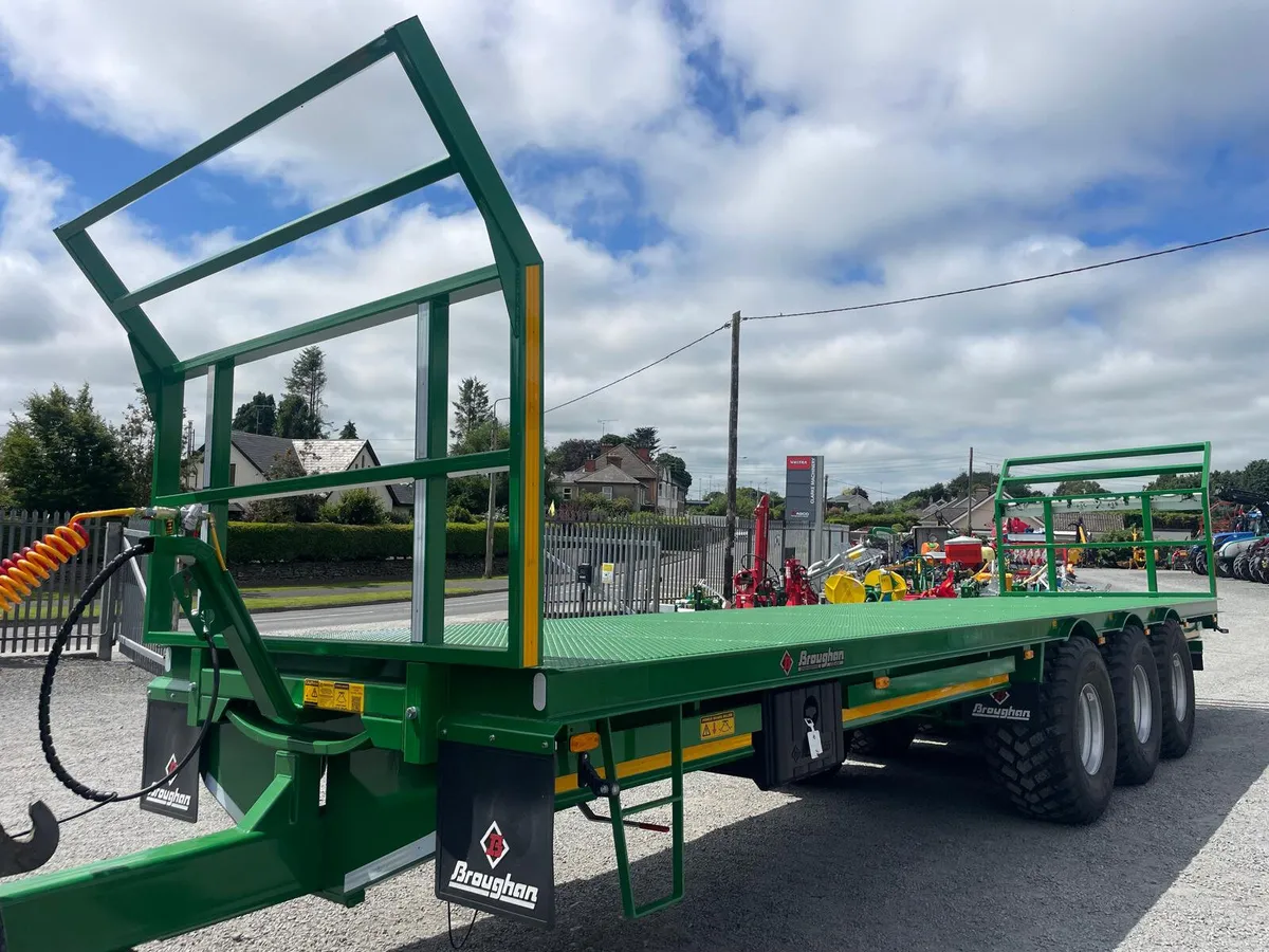 Broughan 34ft Tri Axle Bale Trailer Just In !!! - Image 1