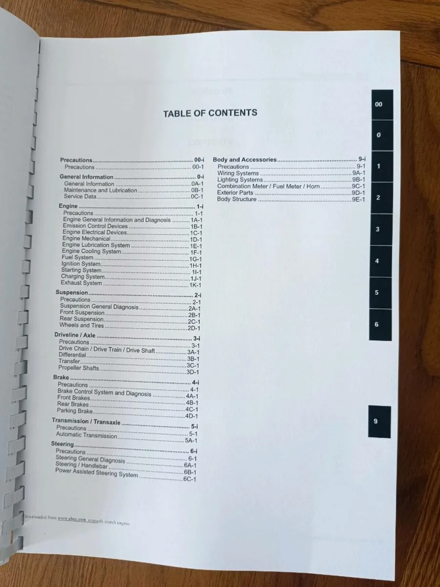 Suzuki Quad Service and Maintenance Manual - Image 2
