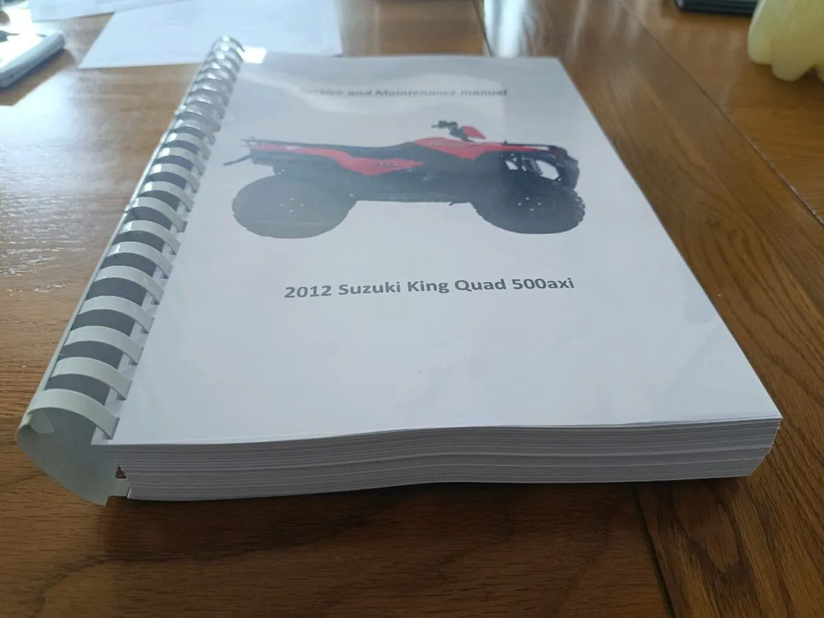 Suzuki Quad Service and Maintenance Manual - Image 4