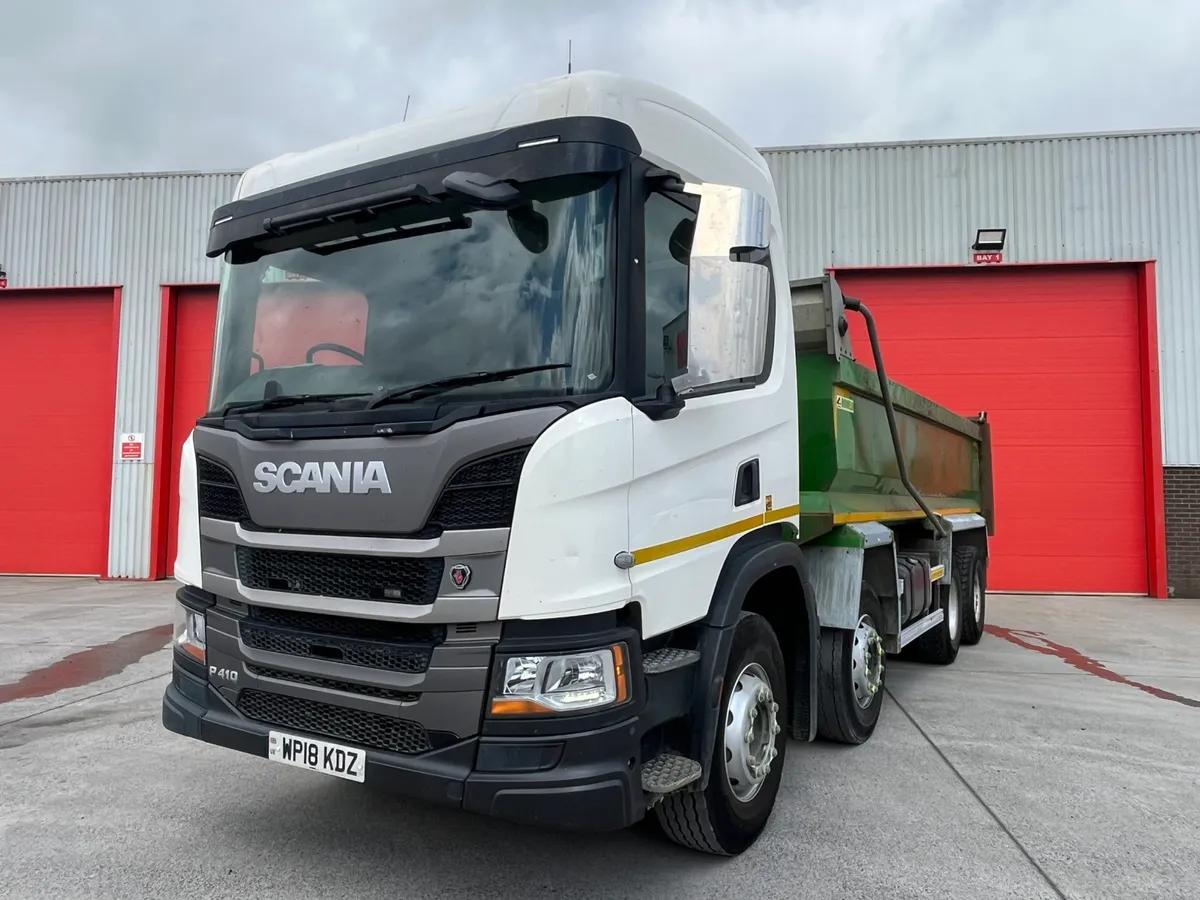 2018 Scania P410 XT 8x4 Tipper - Image 1