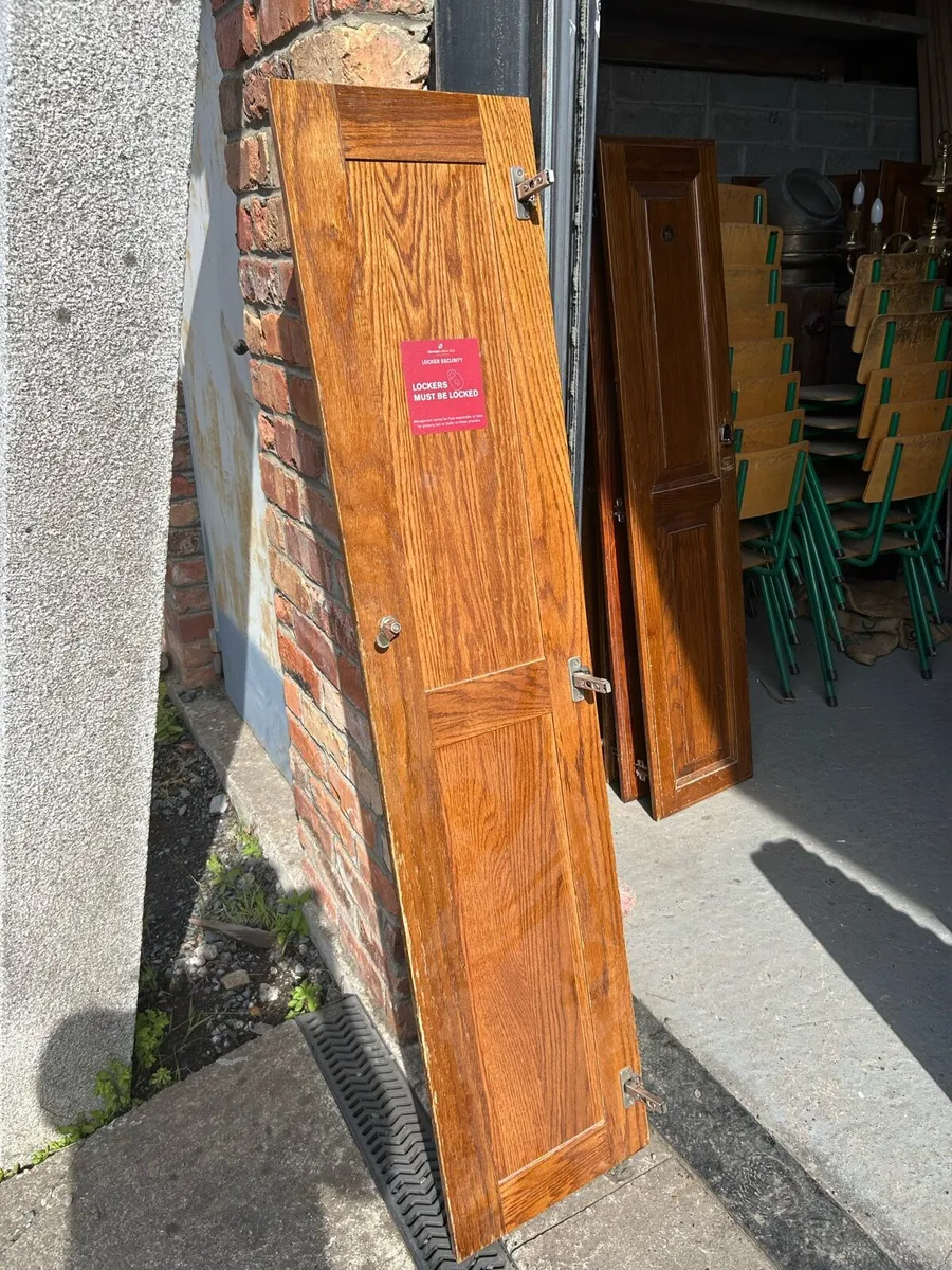 Solid oak locker door/panel - Image 2