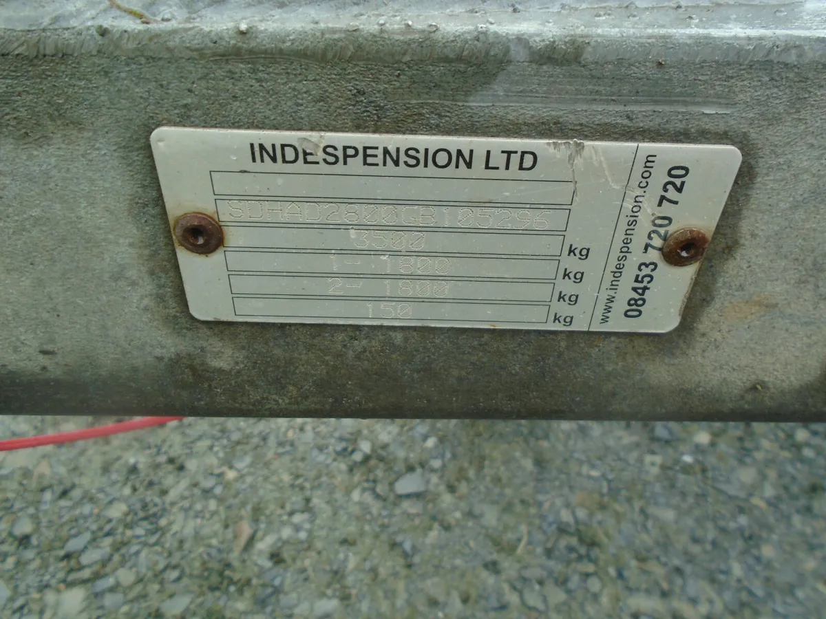 Plant Trailer  Second Hand   3500 kgs - Image 4