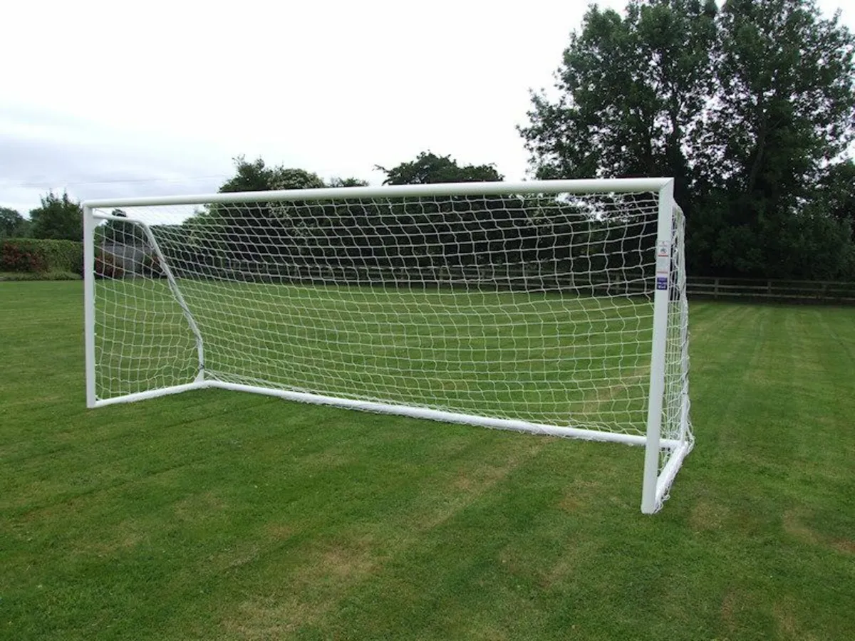 Self Weighted Certified Mobile 9v9 Football goals - Image 1