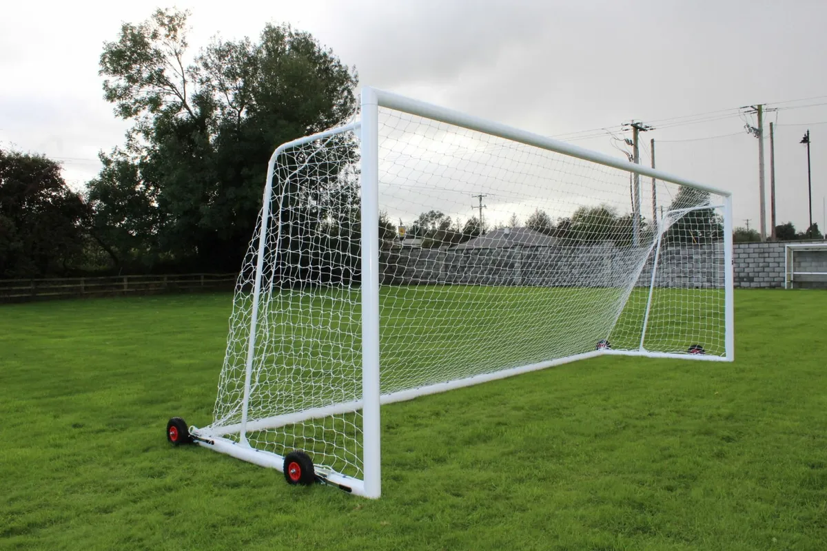 Self Weighted Certified Mobile 9v9 Football goals - Image 2