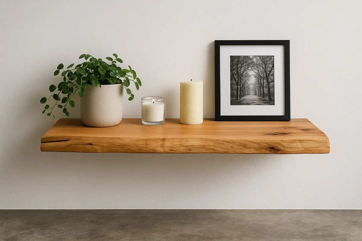 Handmade Live Edge Cedar Shelf - Image 1