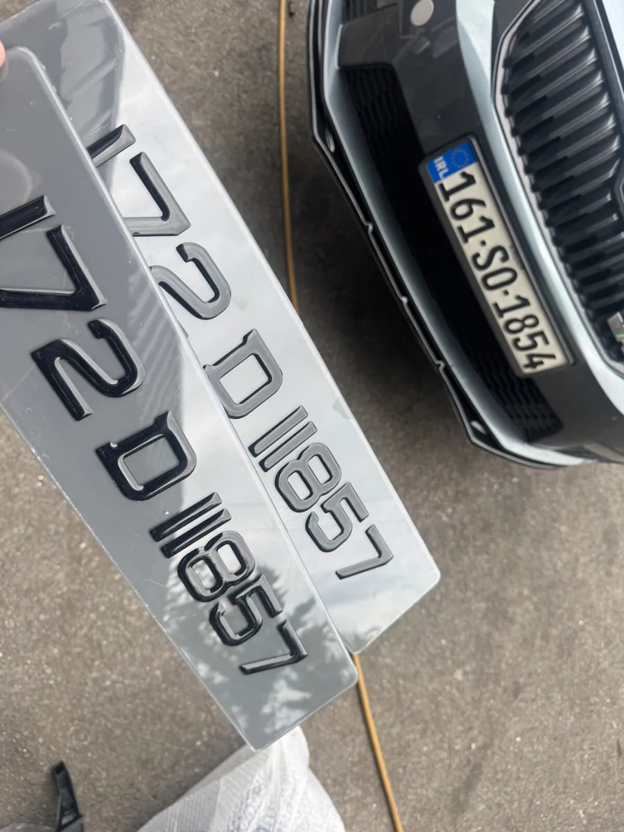 Ultimate gel number plates delibered - Image 1