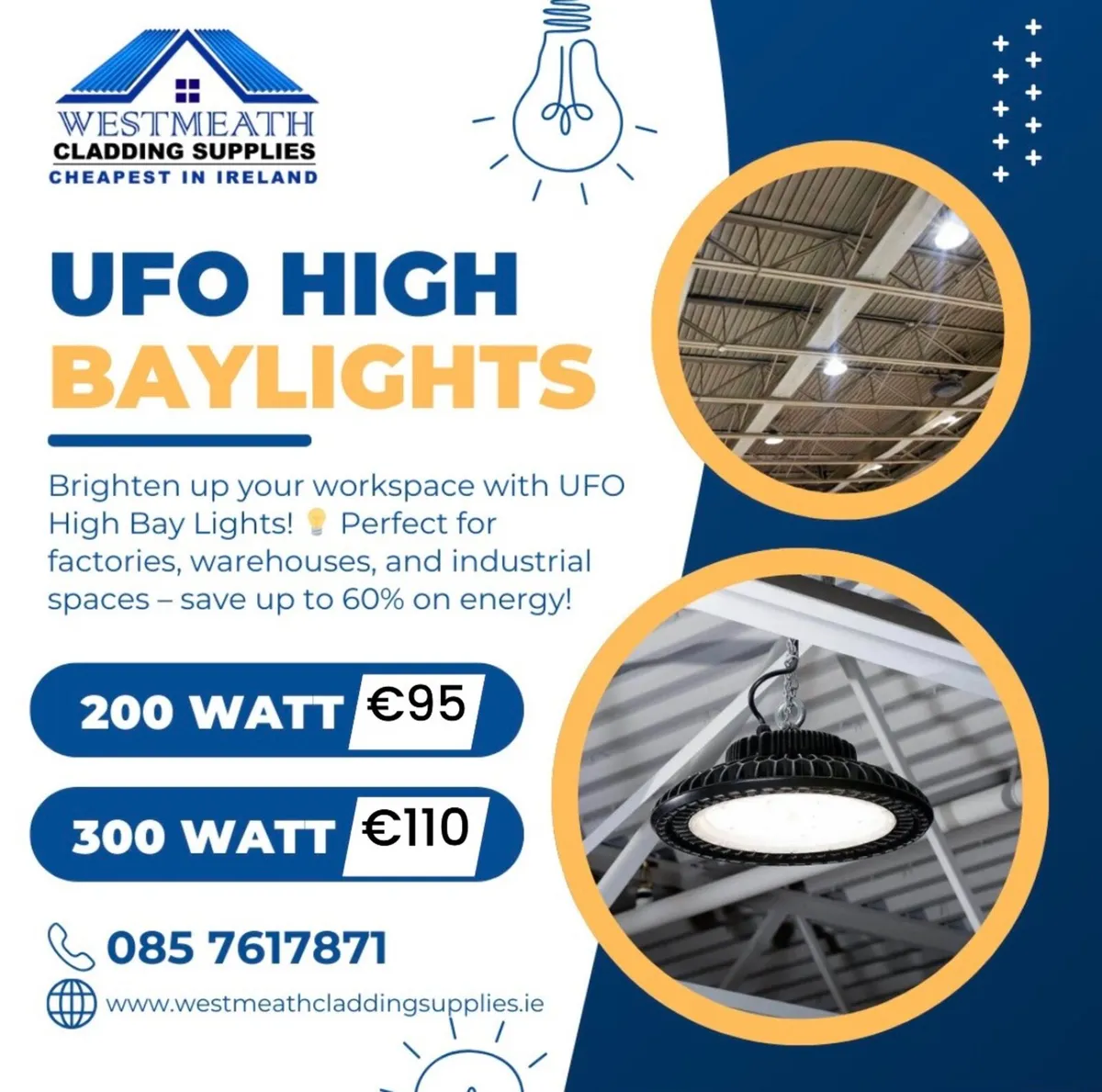 UFO LED HIGH BAY LIGHTS✅nationwide delivery - Image 1