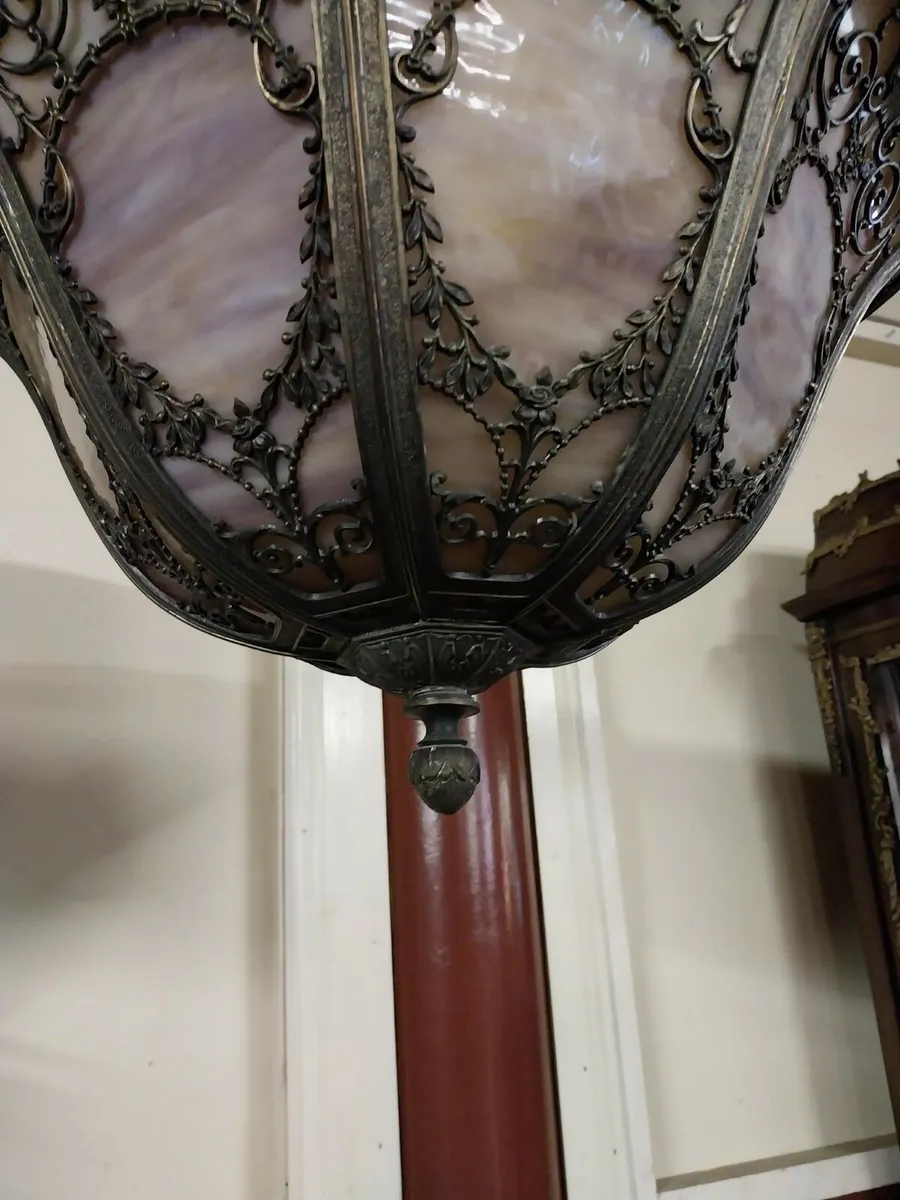 Antique lqmpshade - Image 4