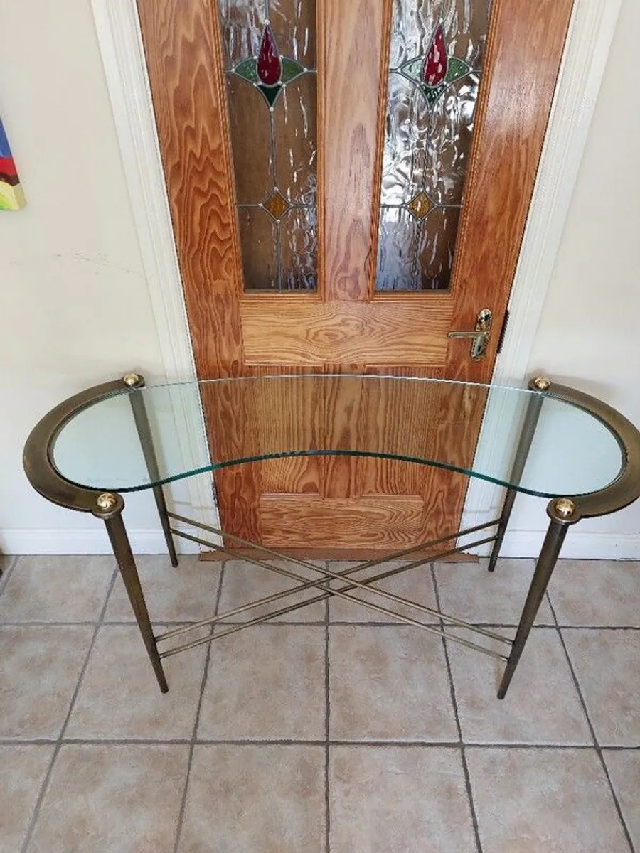 Glass Console Table - Image 1