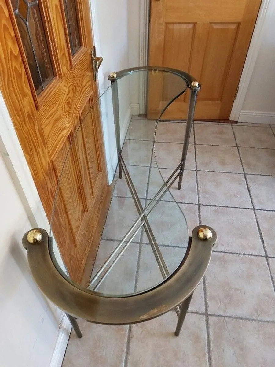 Glass Console Table - Image 3