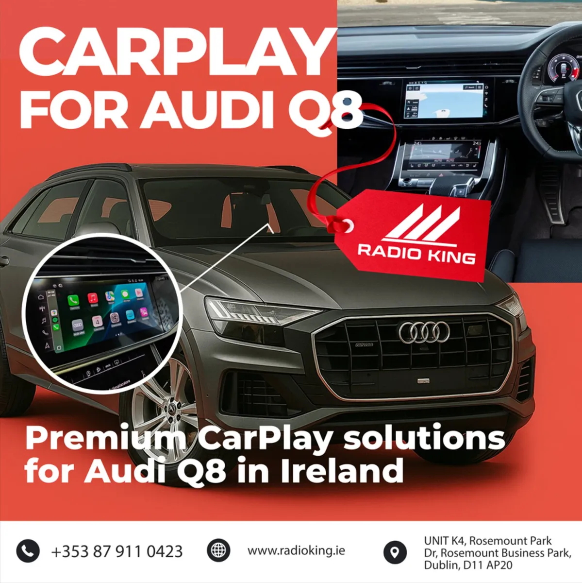 Apple CarPlay Box Upgrade for Audi Q8 | Installati