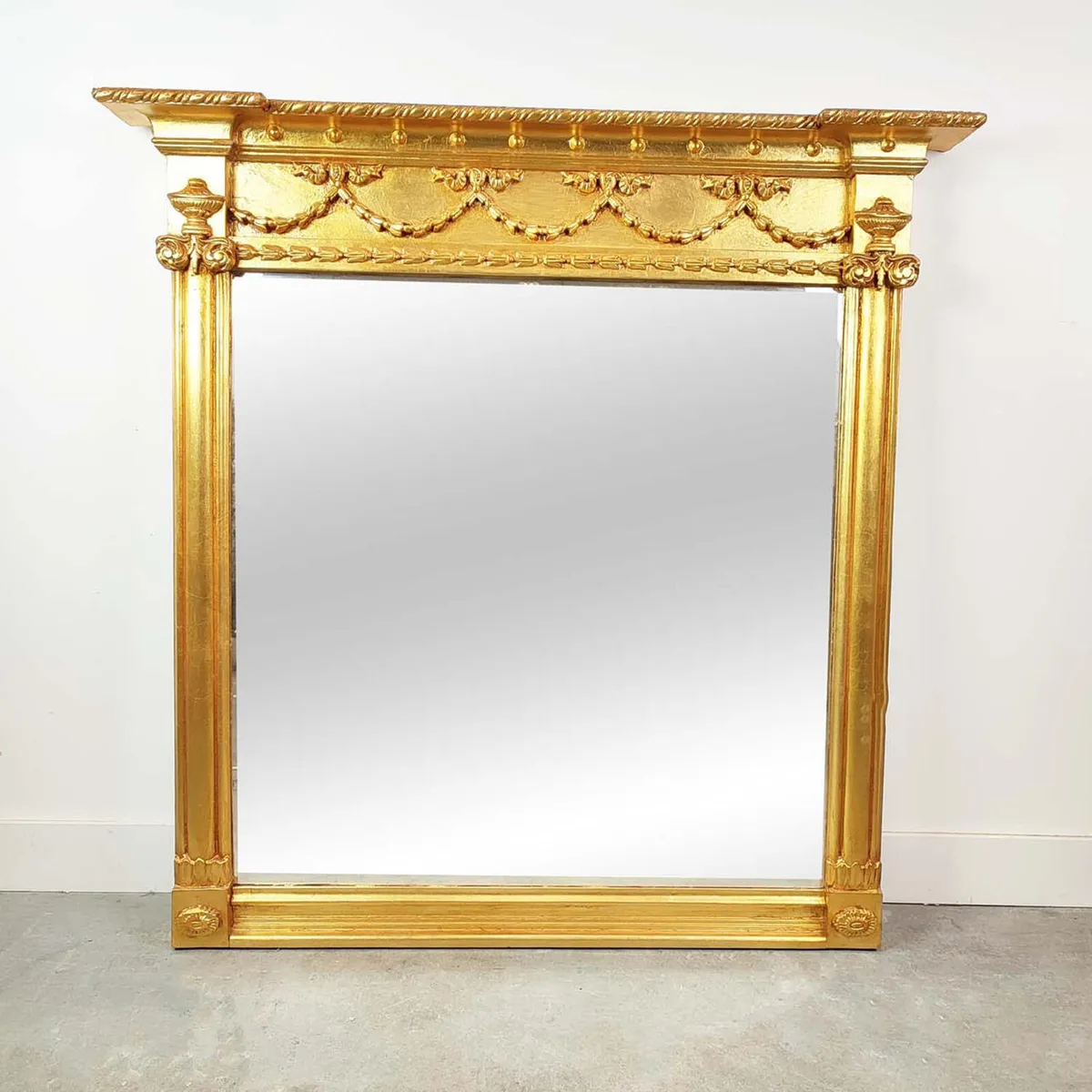 French gilt OVERMANTEL mirrors - Image 3