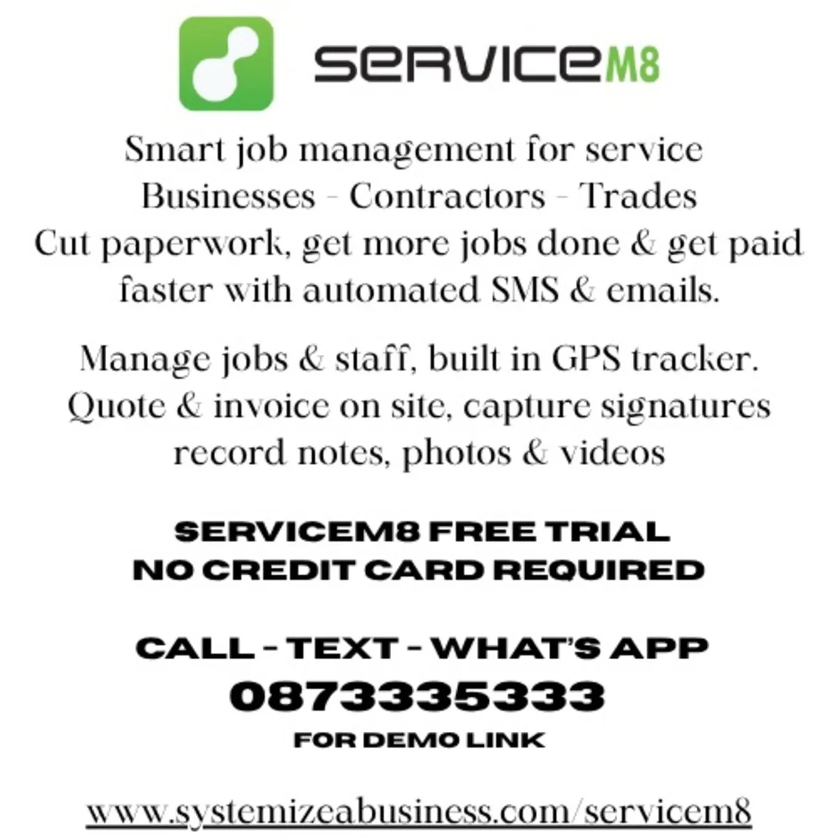 ServiceM8-Tradesmen - Automate Your Business