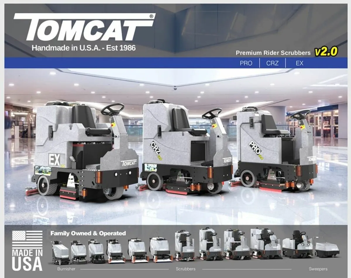 Tomcat Commercial Cleaning Machines - Image 1