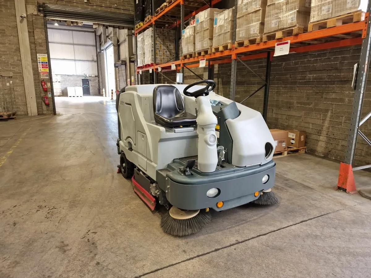 Nilfisk SC8000 Propane Ride-On Scrubber Dryer - Image 1