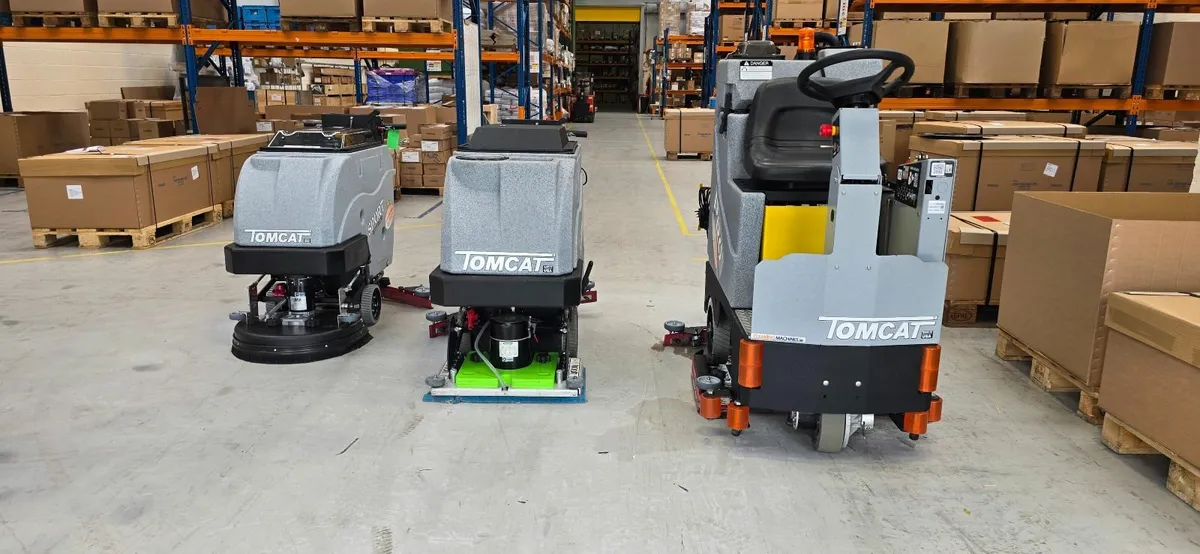 Tomcat Scrubber Dryers & Sweepers – Built in USA - Image 1