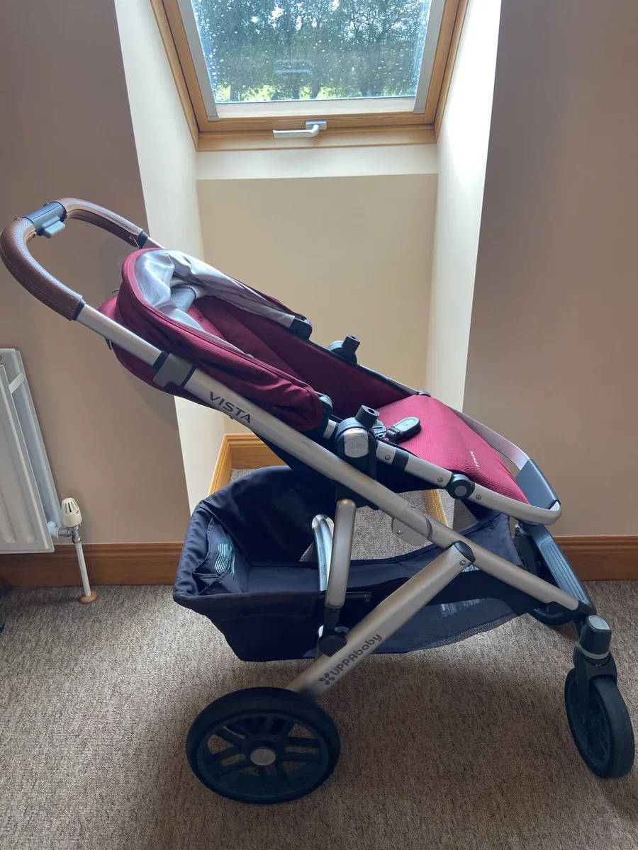 Uppababy vista pushchair & bassinet - Image 3
