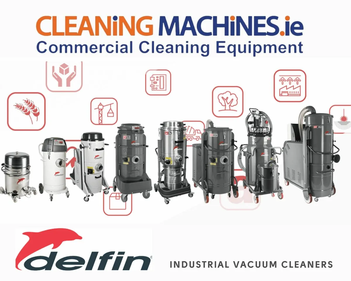 Delfin Industrial Vacuum Cleaners –Brand new - Image 1