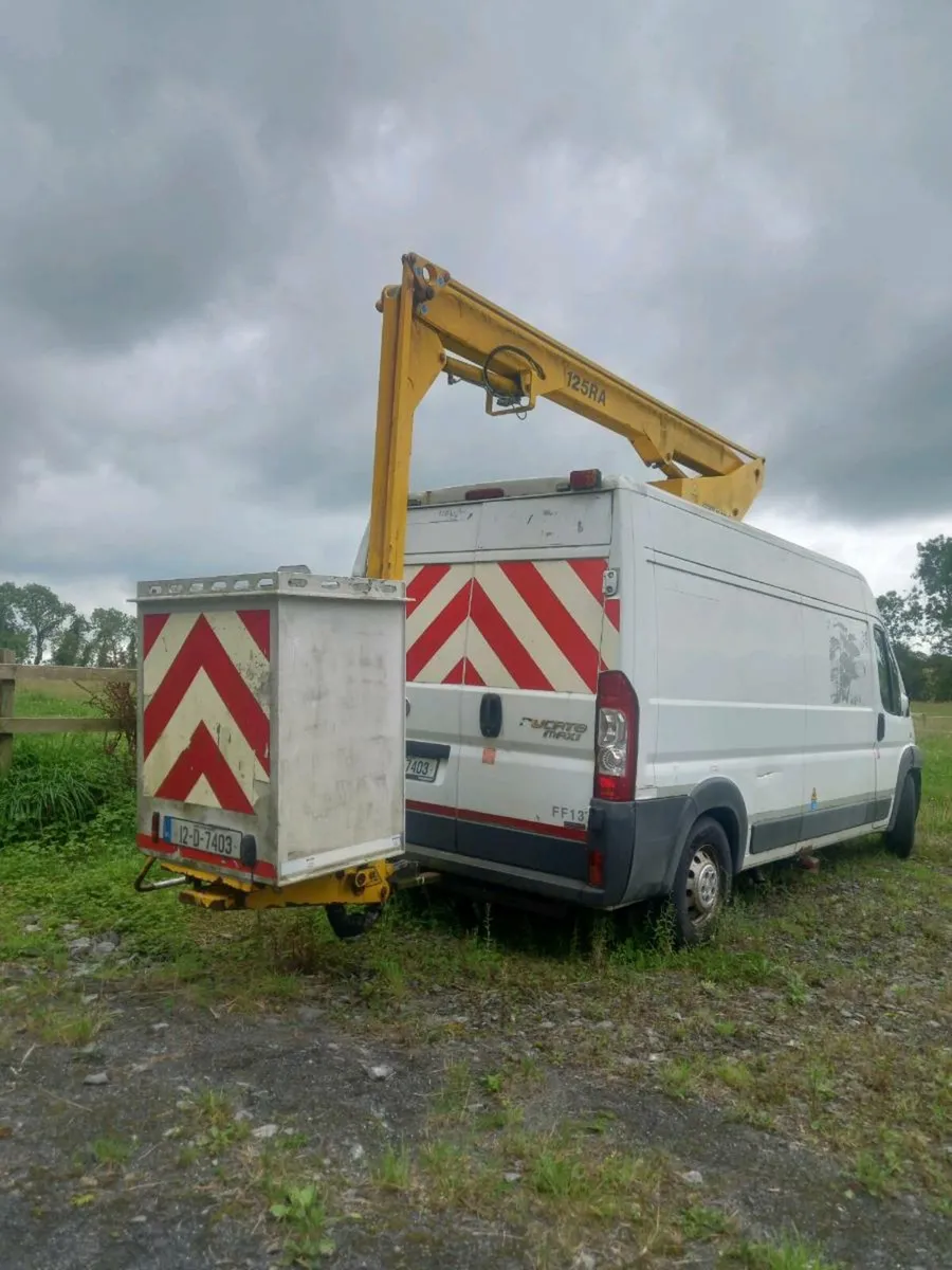 Fiat ducato  cherry picker and shell - Image 2