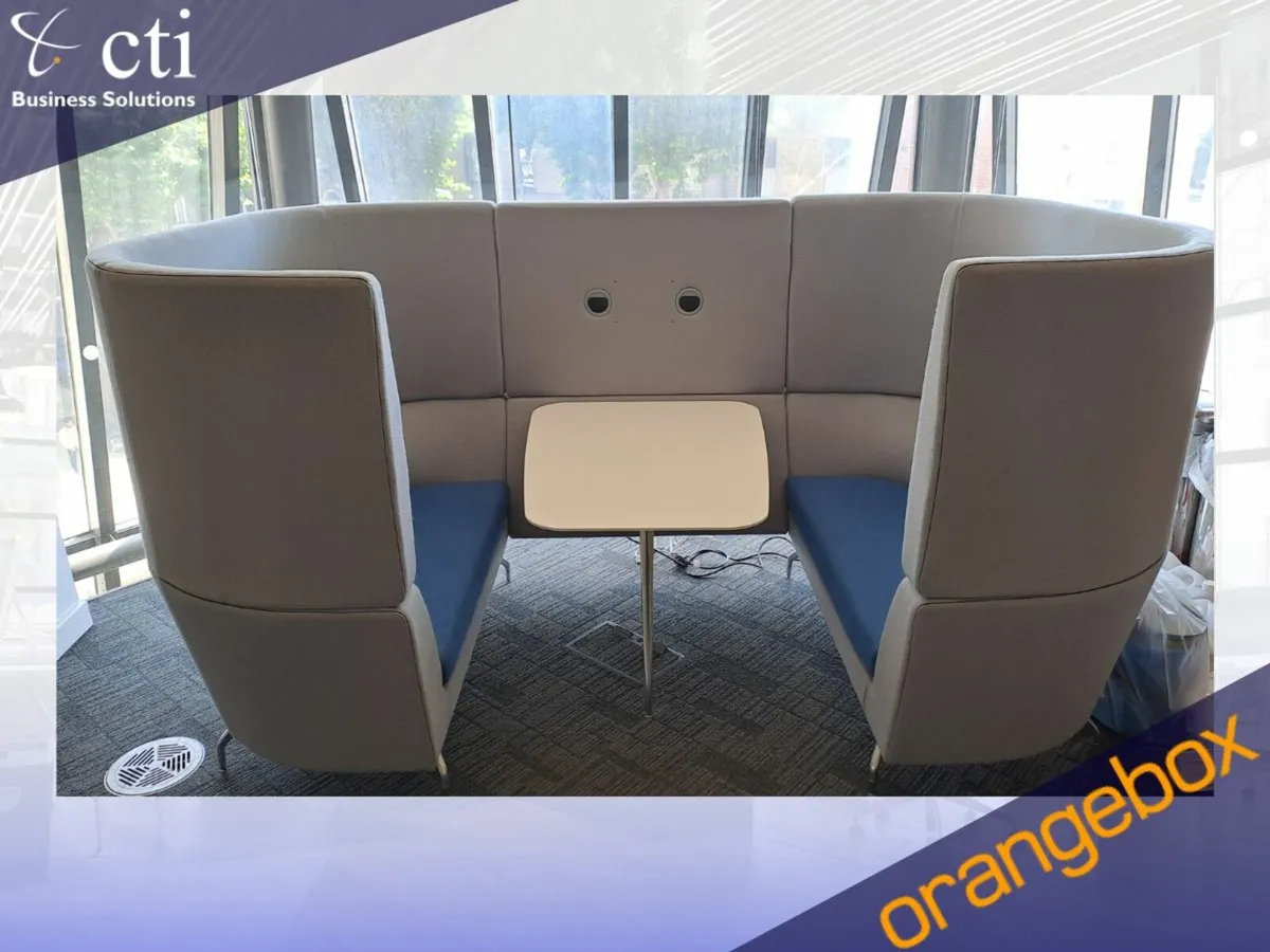 Orangebox 4 Person Meeting Booth -Ex Corporate - Image 1