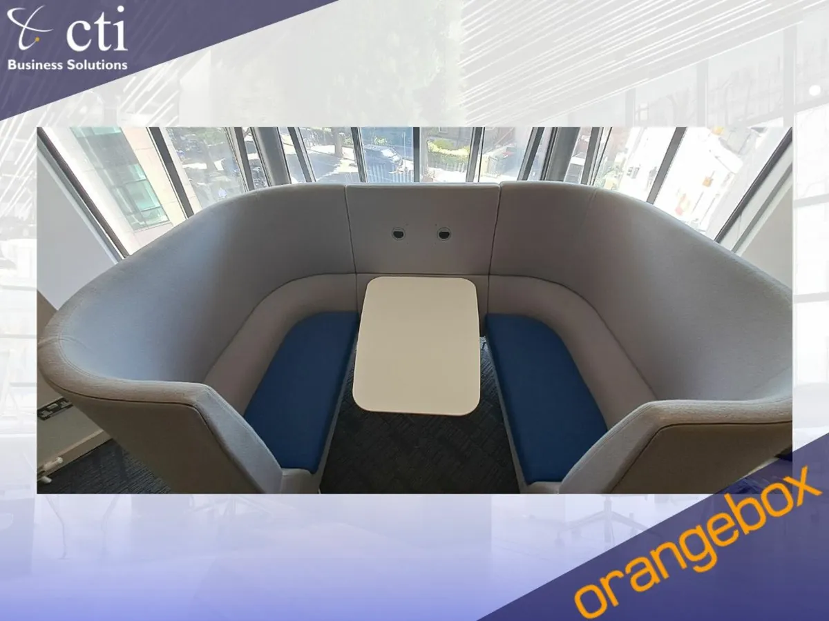 Orangebox 4 Person Meeting Booth -Ex Corporate - Image 2