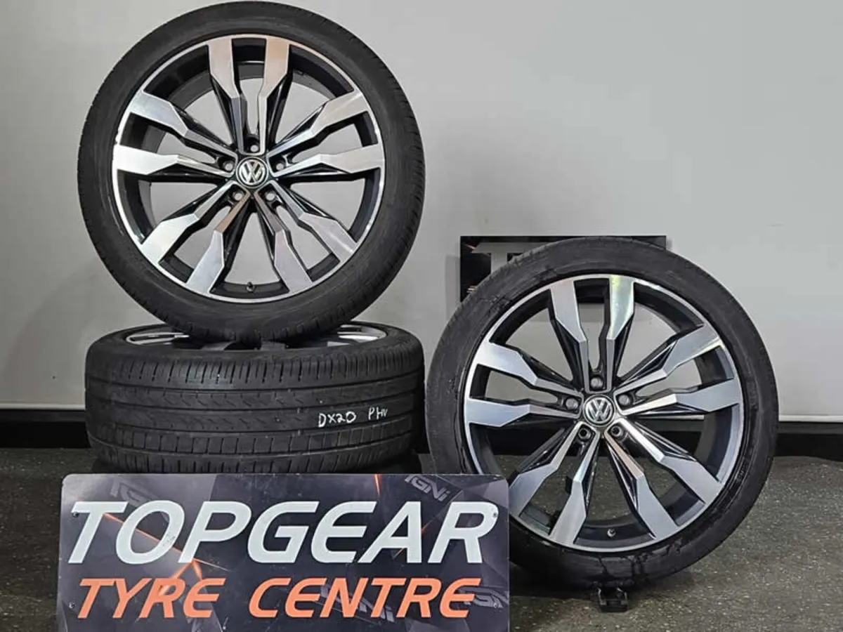 20" GENUINE VW Tiguan Suzuka ALLOY WHEELS & TYRES - Image 1